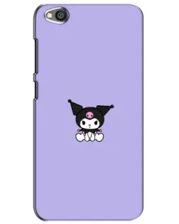 Чехол для Xiaomi Redmi Go с картинкой «Kuromi — фиолетовый минимализм»
