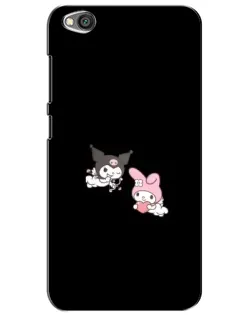 Чехол для Xiaomi Redmi Go с картинкой «My Melody и Kuromi»