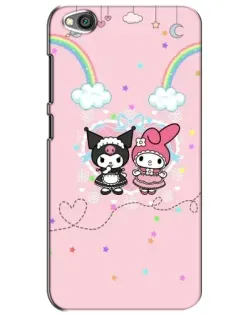 Чехол для Xiaomi Redmi Go с картинкой «My Melody и Kuromi»