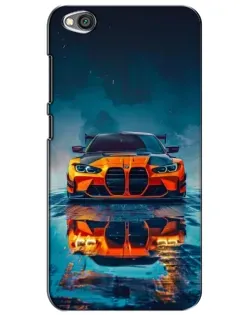 Чехол для Xiaomi Redmi Go с картинкой «BMW — золотая эмблема»
