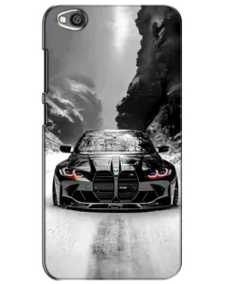 Чехол для Xiaomi Redmi Go с картинкой «BMW — акварельный дрифт»