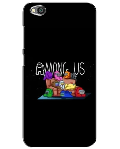 Чехол для Xiaomi Redmi Go с картинкой «Логотип Among Us»