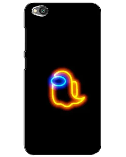 Чехол для Xiaomi Redmi Go с картинкой «Among Us неоновое сияние»