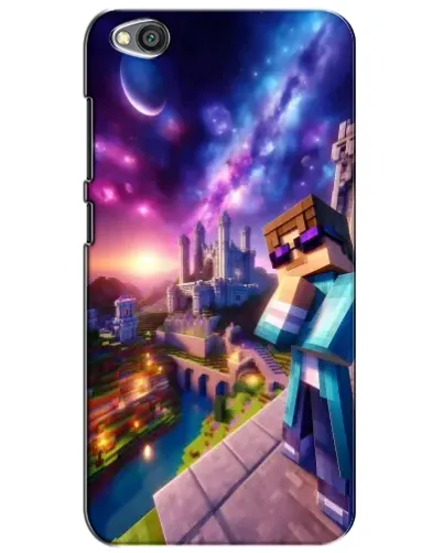 Чехол для Xiaomi Redmi Go с картинкой «Стив и космос»
