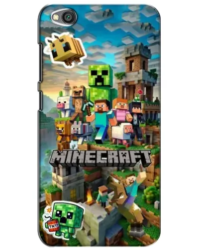 Чехол для Xiaomi Redmi Go с картинкой «Замок Minecraft»