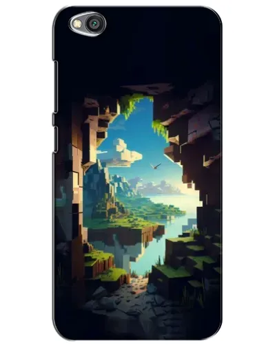 Чехол для Xiaomi Redmi Go с картинкой «Вид из пещеры»