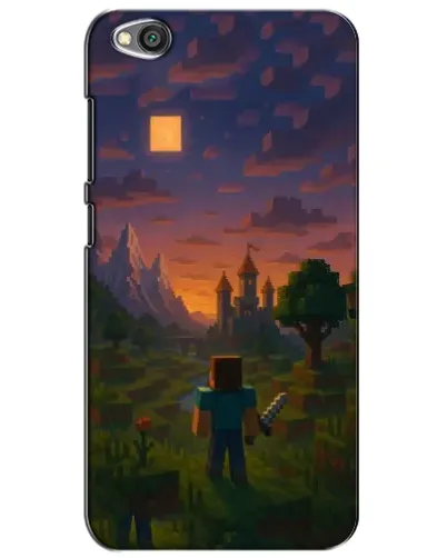 Чехол для Xiaomi Redmi Go с картинкой «Стив у башни»