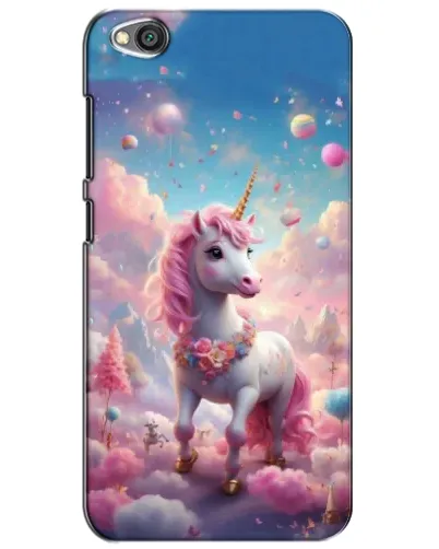 Чехол для Xiaomi Redmi Go с картинкой «Единорог среди облаков»