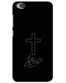 Чехол для Xiaomi Redmi Go с картинкой «Графический крест Jesus» Чехол для Xiaomi Redmi Go с картинкой «Графический крест Jesus»