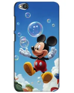 Чехол для Xiaomi Redmi Go с картинкой «Mickey и мыльные пузыри»