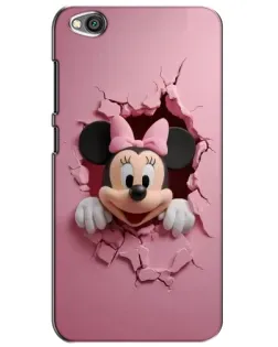 Чехол для Xiaomi Redmi Go с картинкой «Минни сквозь стену»