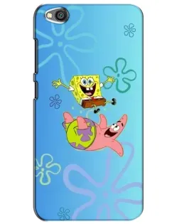 Чехол для Xiaomi Redmi Go с картинкой «Спанч Боб и Патрик»