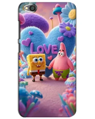 Чехол для Xiaomi Redmi Go с картинкой «Губка Боб Патрик»