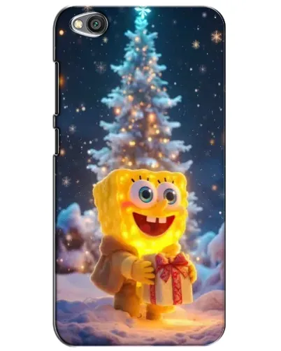 Чехол для Xiaomi Redmi Go с картинкой «Рождественский Спанч Боб»