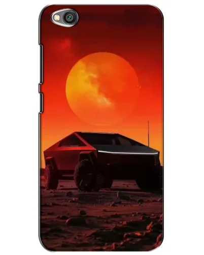Чехол для Xiaomi Redmi Go с картинкой «Cybertruck на Марсе»