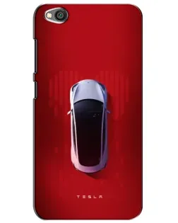 Чехол для Xiaomi Redmi Go с картинкой «Tesla Top View»