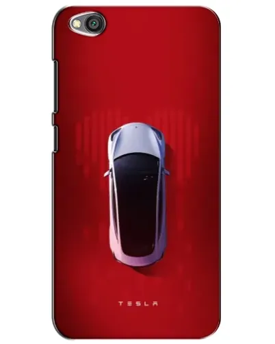 Чехол для Xiaomi Redmi Go с картинкой «Tesla Top View»
