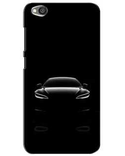 Чехол для Xiaomi Redmi Go с картинкой «Силуэт Tesla Night»