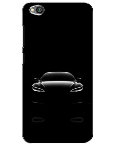 Чехол для Xiaomi Redmi Go с картинкой «Силуэт Tesla Night»