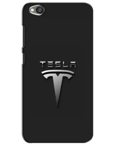 Чехол для Xiaomi Redmi Go с картинкой «Стальной логотип Tesla»