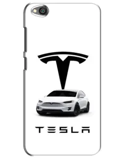 Чехол для Xiaomi Redmi Go с картинкой «Tesla White Style»