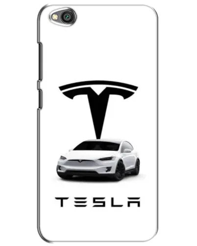 Чехол для Xiaomi Redmi Go с картинкой «Tesla White Style»