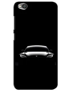 Чехол для Xiaomi Redmi Go с картинкой «Фары Tesla Night»