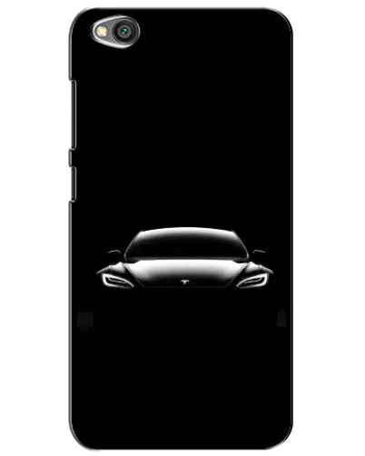 Чехол для Xiaomi Redmi Go с картинкой «Фары Tesla Night»