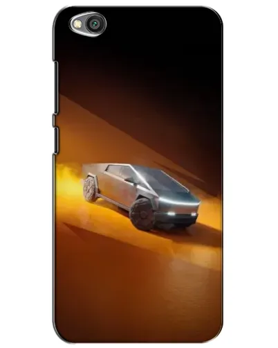 Чехол для Xiaomi Redmi Go с картинкой «Cybertruck в пустыне»
