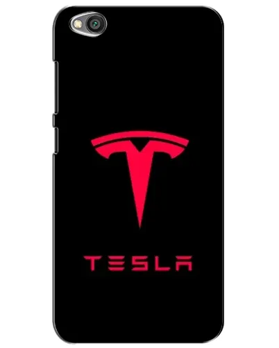 Чехол для Xiaomi Redmi Go с картинкой «Tesla Red Logo»