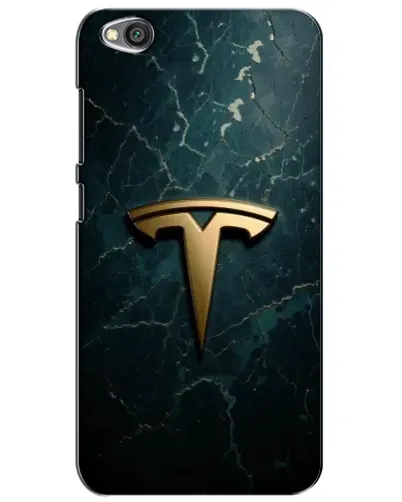 Чехол для Xiaomi Redmi Go с картинкой «Мраморная Tesla Gold»