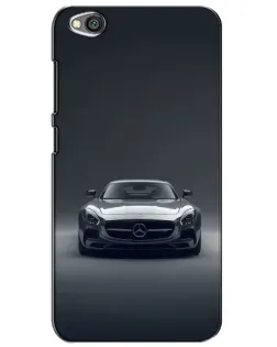 Чехол для Xiaomi Redmi Go с картинкой «Mercedes на черном»