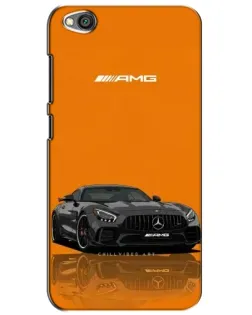 Чехол для Xiaomi Redmi Go с картинкой «Оранжевый Mercedes AMG»