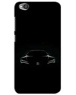 Чехол для Xiaomi Redmi Go с картинкой «Mercedes — силуэт авто» Чехол для Xiaomi Redmi Go с картинкой «Mercedes — силуэт авто»