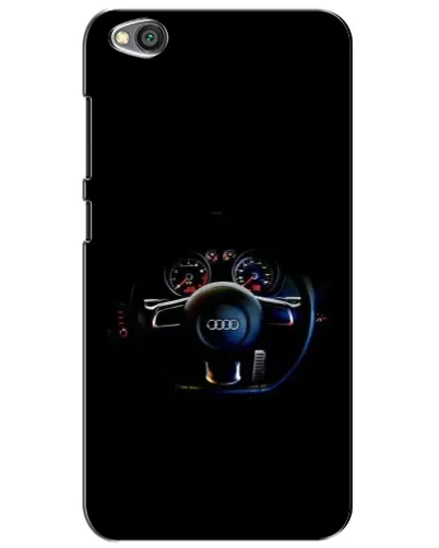 Чехол для Xiaomi Redmi Go с картинкой «Салон Audi — руль»