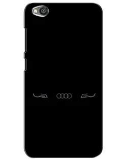 Чехол для Xiaomi Redmi Go с картинкой «Audi — световой подпись»