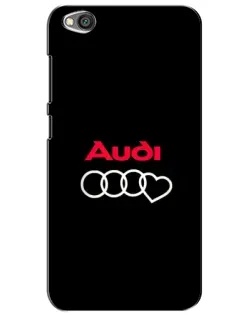 Чехол для Xiaomi Redmi Go с картинкой «Логотип Audi Heart»