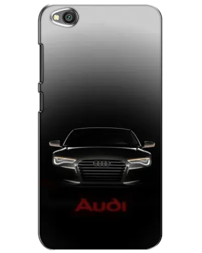 Чехол для Xiaomi Redmi Go с картинкой «Audi — градиентный контур»
