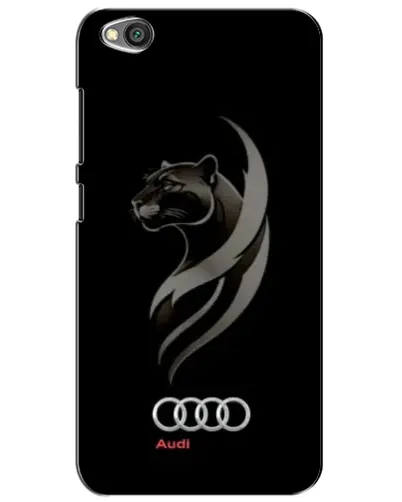 Чехол для Xiaomi Redmi Go с картинкой «Графика — пантера и Audi»