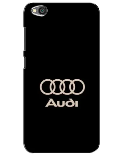 Чехол для Xiaomi Redmi Go с картинкой «Audi — золотой логотип»