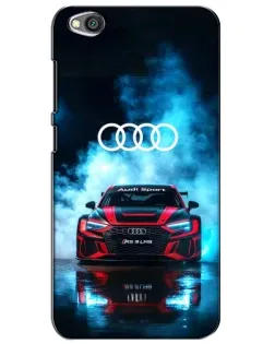 Чехол для Xiaomi Redmi Go с картинкой «Audi Sport — неон»