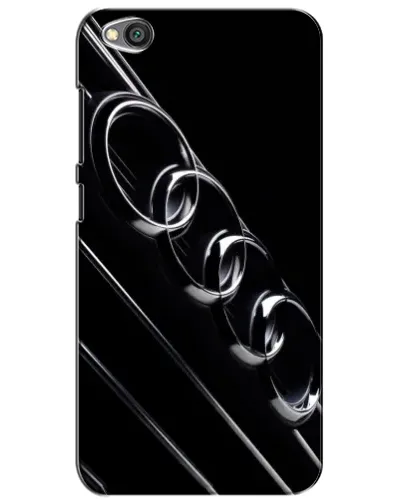 Чехол для Xiaomi Redmi Go с картинкой «Audi — абстрактные кольца»