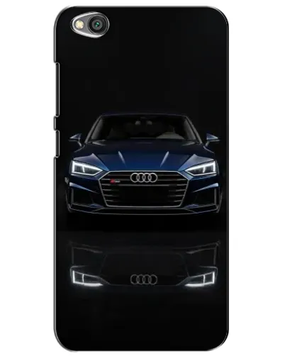 Чехол для Xiaomi Redmi Go с картинкой «Audi — ночное отражение»