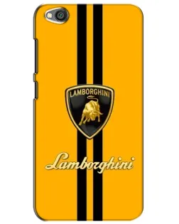 Чехол для Xiaomi Redmi Go с картинкой «Lamborghini Stripe желтый»