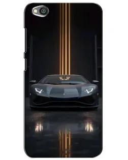 Чехол для Xiaomi Redmi Go с картинкой «Lamborghini золотые линии»