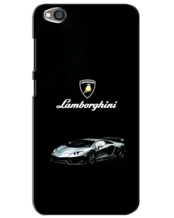 Чехол для Xiaomi Redmi Go с картинкой «Логотип Lamborghini классика»