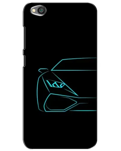 Чехол для Xiaomi Redmi Go с картинкой «Голубой силуэт Lamborghini» Чехол для Xiaomi Redmi Go с картинкой «Голубой силуэт Lamborghini»