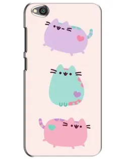Чохол для Xiaomi Redmi Go з картинкою «Pusheen тріо» Чохол для Xiaomi Redmi Go з картинкою «Pusheen тріо»