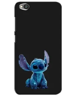 Чехол для Xiaomi Redmi Go с картинкой «Стич на черном»