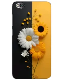 Чехол для Xiaomi Redmi Go с картинкой «Подсолнух и ромашка»